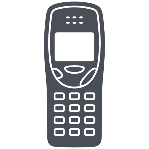 Téléphone monobloc (en forme de barre de friandise ou de bâtonnet)